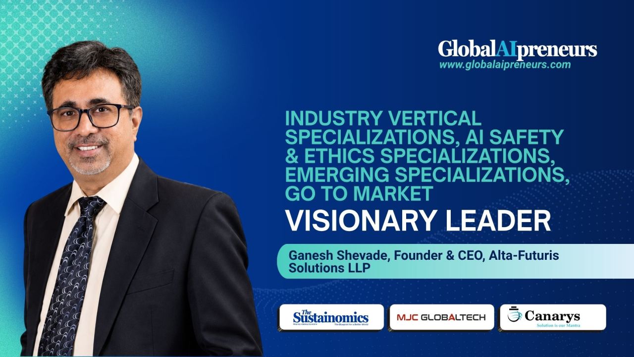 Ganesh Shevade recognized as Visionary Leader by GlobalAIpreneurs
